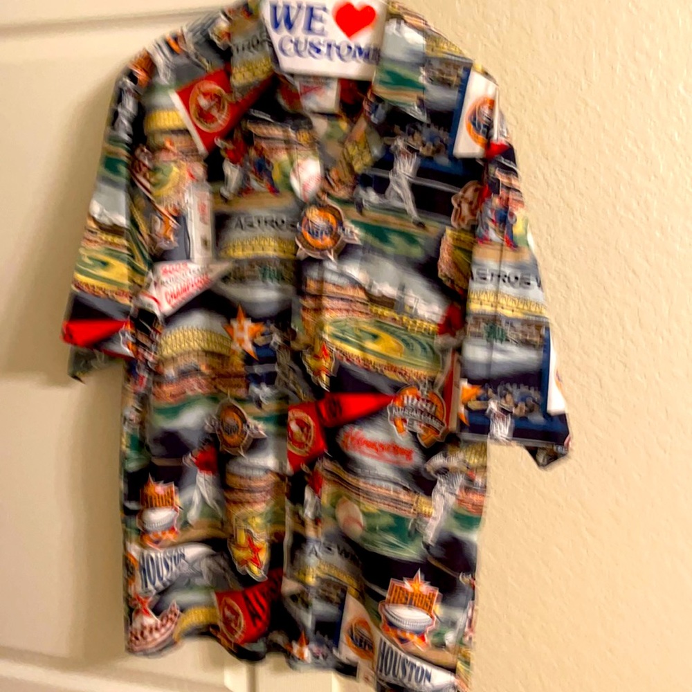 New without tags men’s large astros shirt